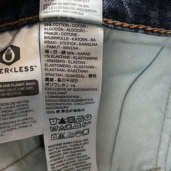 Levi's 502 Blue Denim Jeans - Picture 12 of 12